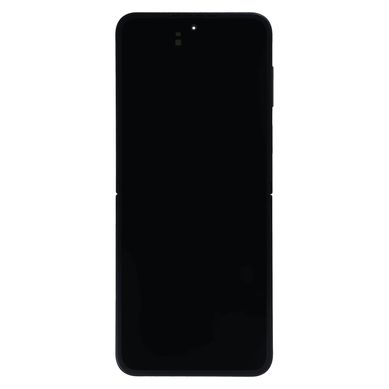 OLED Assembly With Frame Compatible for Samsung Galaxy Z Flip 7 FE 5G (US & International) (Refurbished) – Black